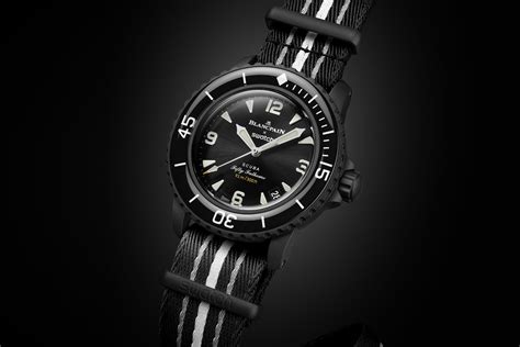 swatch x blancpain black